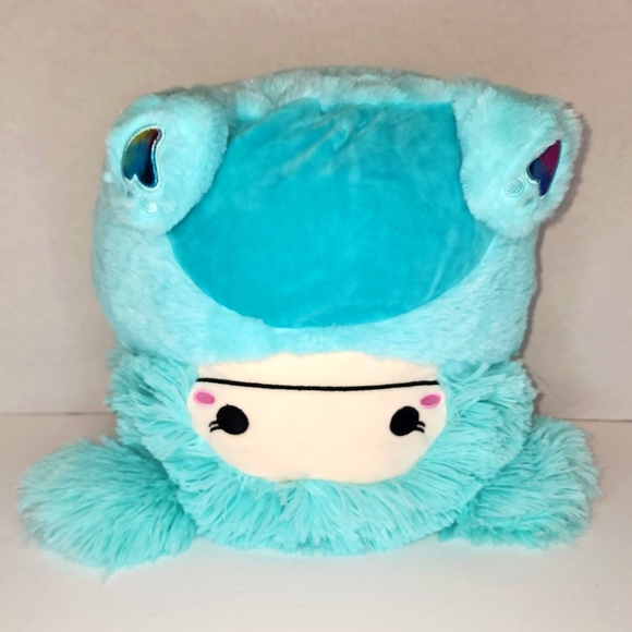 JOELLE 🐾 RARE Tag Teal Bigfoot Fuzzamallow Original Squishmallow NW0T - Picture 2 of 9